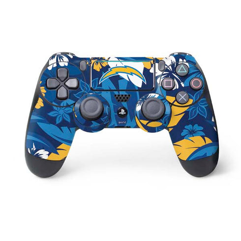 NFL Los Angeles Chargers Tropical Print PlayStation PS4 Skins
