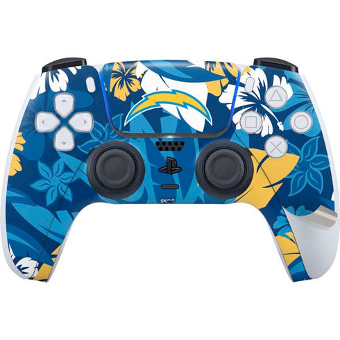 NFL Los Angeles Chargers Tropical Print PS5 Pro Bundle Skin