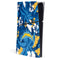 NFL Los Angeles Chargers Tropical Print PS5 Slim Digital Edition Console Skin