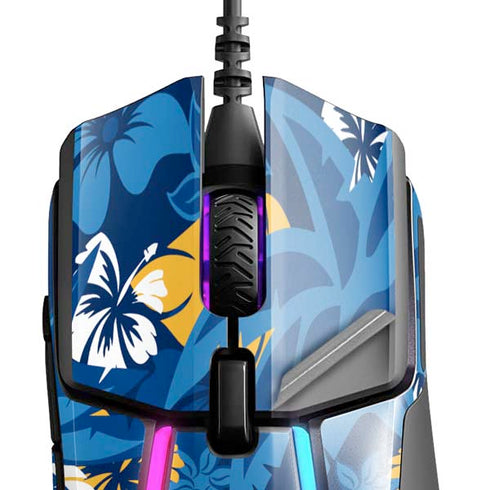 NFL Los Angeles Chargers Tropical Print SteelSeries Rival 600 Gaming Mouse Skin