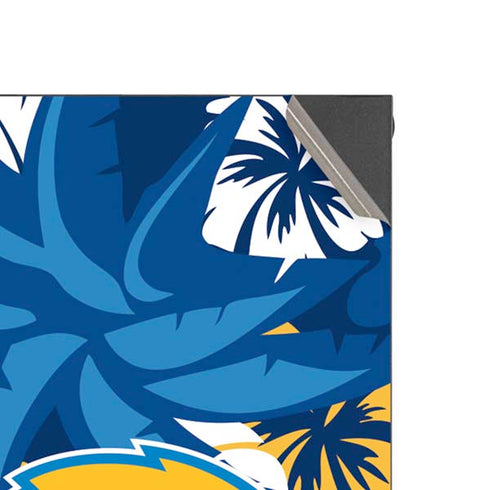 NFL Los Angeles Chargers Tropical Print XBox Series X Digital Edition Console Skin
