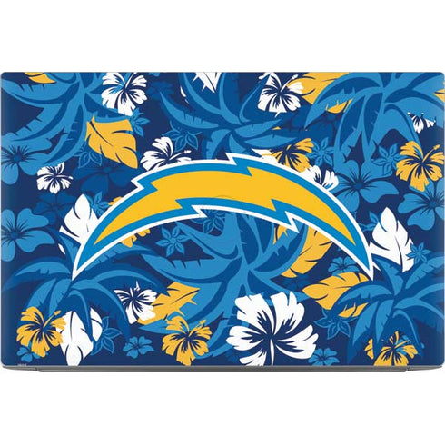 NFL Los Angeles Chargers Tropical Print Dell XPS Skin