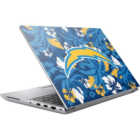 NFL Los Angeles Chargers Tropical Print HP ZBook Fury 16 G10 Skin