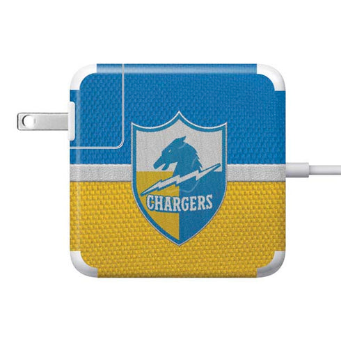 NFL Los Angeles Chargers Vintage 85W Power Adapter (15 and 17 inch MacBook Pro Charger) Skin