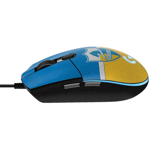 NFL Los Angeles Chargers Vintage G203 Prodigy RGB Wired Gaming Mouse Skin