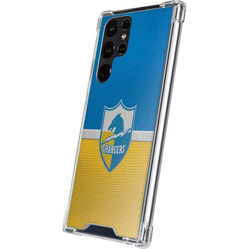NFL Los Angeles Chargers Vintage Galaxy S23 Ultra Clear Case
