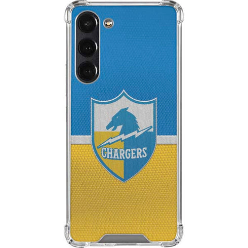NFL Los Angeles Chargers Vintage Galaxy S24 FE Clear Case