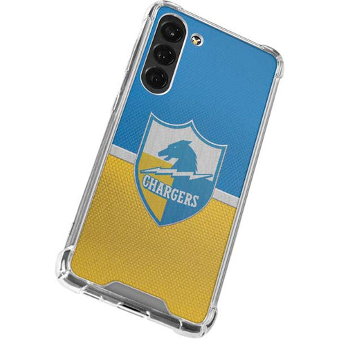 NFL Los Angeles Chargers Vintage Galaxy S24 FE Clear Case