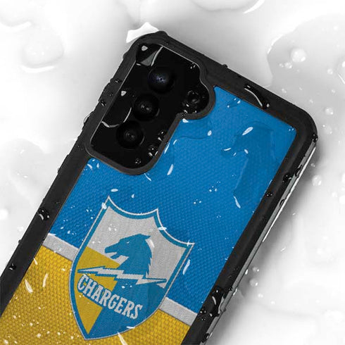NFL Los Angeles Chargers Vintage Galaxy S24 Plus Waterproof Case