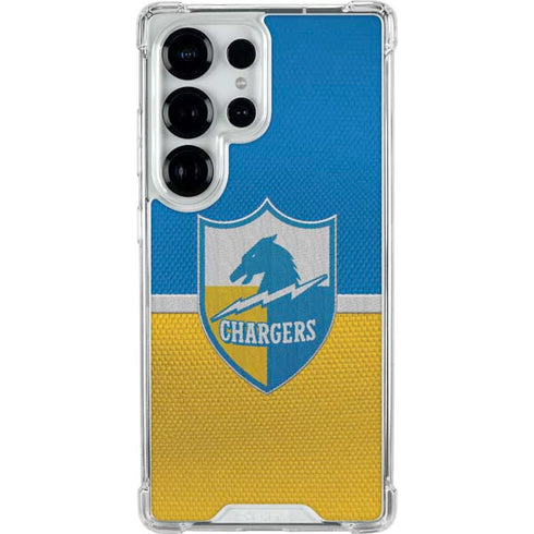 NFL Los Angeles Chargers Vintage Galaxy S25 Ultra Clear Case