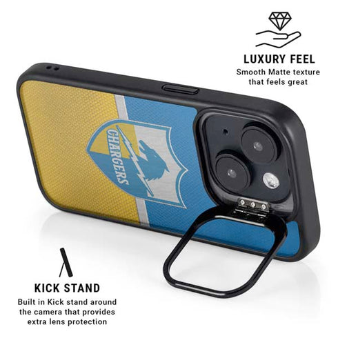 NFL Los Angeles Chargers Vintage iPhone 14 Plus Kickstand Case