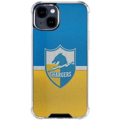 NFL Los Angeles Chargers Vintage iPhone 15 Clear Case