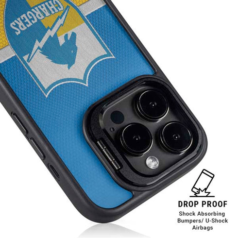 NFL Los Angeles Chargers Vintage iPhone 15 Pro Max Kickstand Case