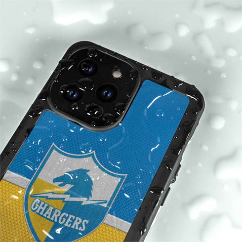 NFL Los Angeles Chargers Vintage iPhone 15 Pro Waterproof Case