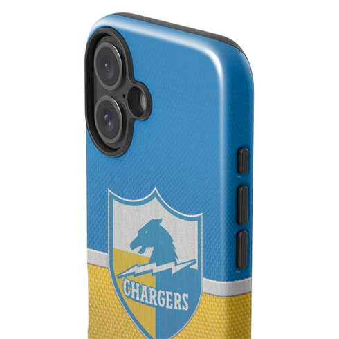 NFL Los Angeles Chargers Vintage iPhone 16 Plus Impact Case