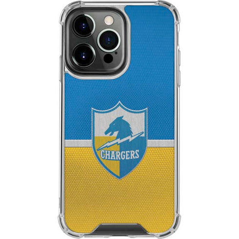 NFL Los Angeles Chargers Vintage iPhone 16 Pro Clear Case