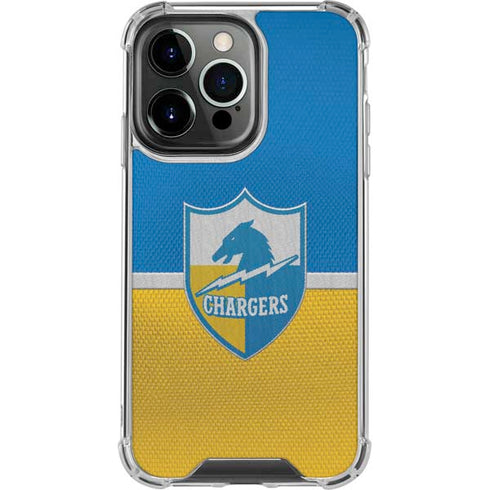 NFL Los Angeles Chargers Vintage iPhone 16 Pro Max Clear Case
