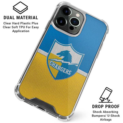 NFL Los Angeles Chargers Vintage iPhone 16 Pro Max Clear Case