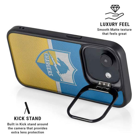 NFL Los Angeles Chargers Vintage iPhone 16e Kickstand Case
