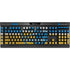NFL Los Angeles Chargers Vintage K95 RGB PLATINUM Mechanical Gaming Keyboard Skin