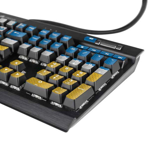 NFL Los Angeles Chargers Vintage K95 RGB PLATINUM Mechanical Gaming Keyboard Skin