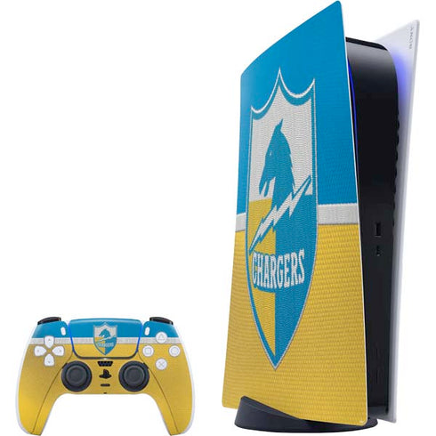 NFL Los Angeles Chargers Vintage PlayStation PS5 Skins