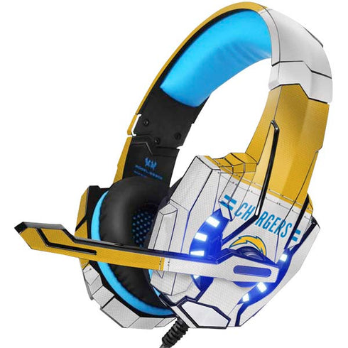 NFL Los Angeles Chargers White Striped BENGOO G9000 Skin