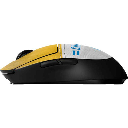 NFL Los Angeles Chargers White Striped G Pro Wireless Gaming Mouse Skin