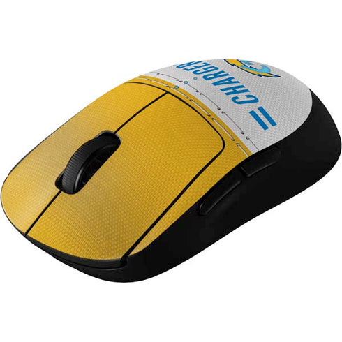 NFL Los Angeles Chargers White Striped G Pro Wireless Gaming Mouse Skin