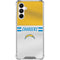 NFL Los Angeles Chargers White Striped Galaxy A16 5G Clear Case