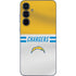 NFL Los Angeles Chargers White Striped Galaxy A36 5G Skin