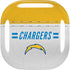 NFL Los Angeles Chargers White Striped Galaxy Buds Live Skin