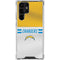 NFL Los Angeles Chargers White Striped Galaxy S23 Ultra Clear Case