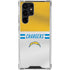 NFL Los Angeles Chargers White Striped Galaxy S23 Ultra Clear Case