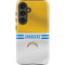 NFL Los Angeles Chargers White Striped Galaxy S25 Plus Impact Case