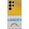 NFL Los Angeles Chargers White Striped Galaxy S25 Ultra Skin