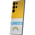 NFL Los Angeles Chargers White Striped Galaxy S25 Ultra Skin