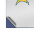 NFL Los Angeles Chargers White Striped Galaxy Z Fold6 Skin