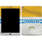 NFL Los Angeles Chargers White Striped iPad Skins