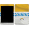 NFL Los Angeles Chargers White Striped Apple iPad Skin