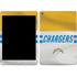 NFL Los Angeles Chargers White Striped Apple iPad Skin