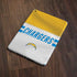 NFL Los Angeles Chargers White Striped Apple iPad Skin