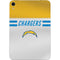 NFL Los Angeles Chargers White Striped Apple iPad Mini Skin