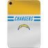 NFL Los Angeles Chargers White Striped Apple iPad Mini Skin