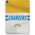 NFL Los Angeles Chargers White Striped Apple iPad Pro Skin