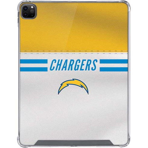 NFL Los Angeles Chargers White Striped iPad Cases