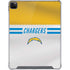 NFL Los Angeles Chargers White Striped iPad Cases