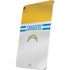 NFL Los Angeles Chargers White Striped iPad Pro 13in M4 (2024) Skin