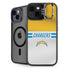 NFL Los Angeles Chargers White Striped iPhone 13 Kickstand Case