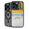NFL Los Angeles Chargers White Striped iPhone 13 Pro Kickstand Case